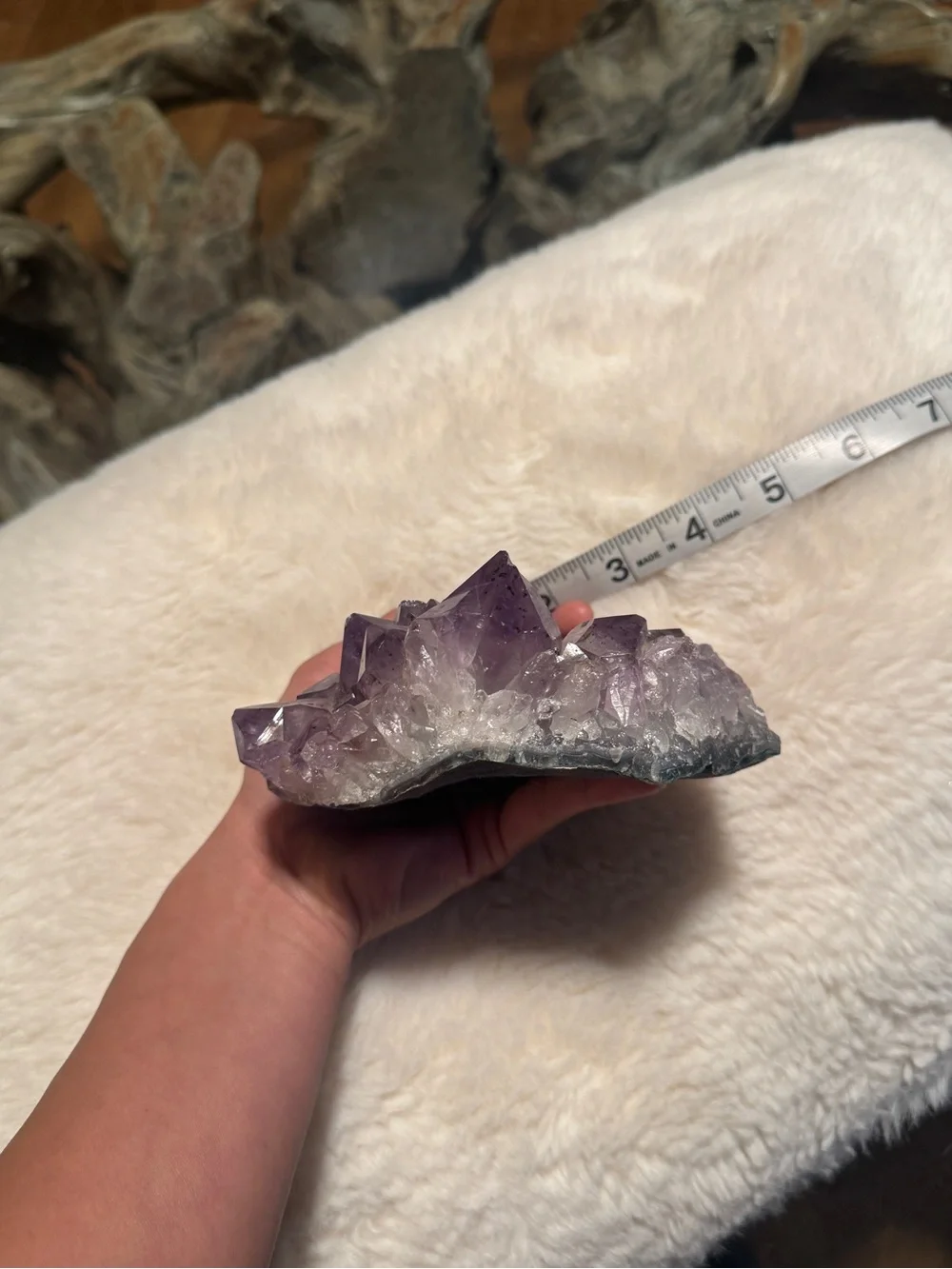Amethyst Crystal Tealight Candle Holder